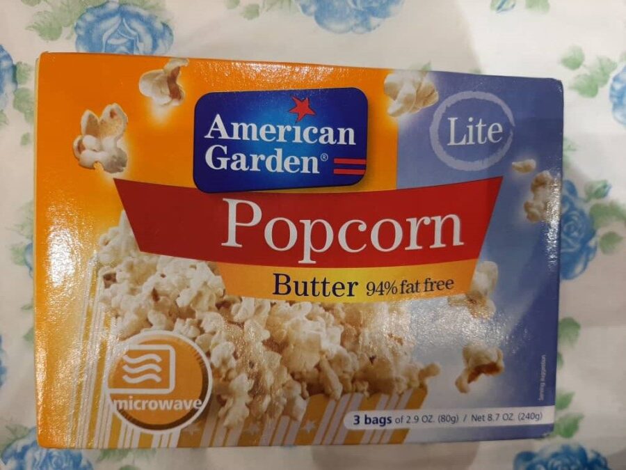 American Garden Fat-Free Buttered popcorn - Image 2