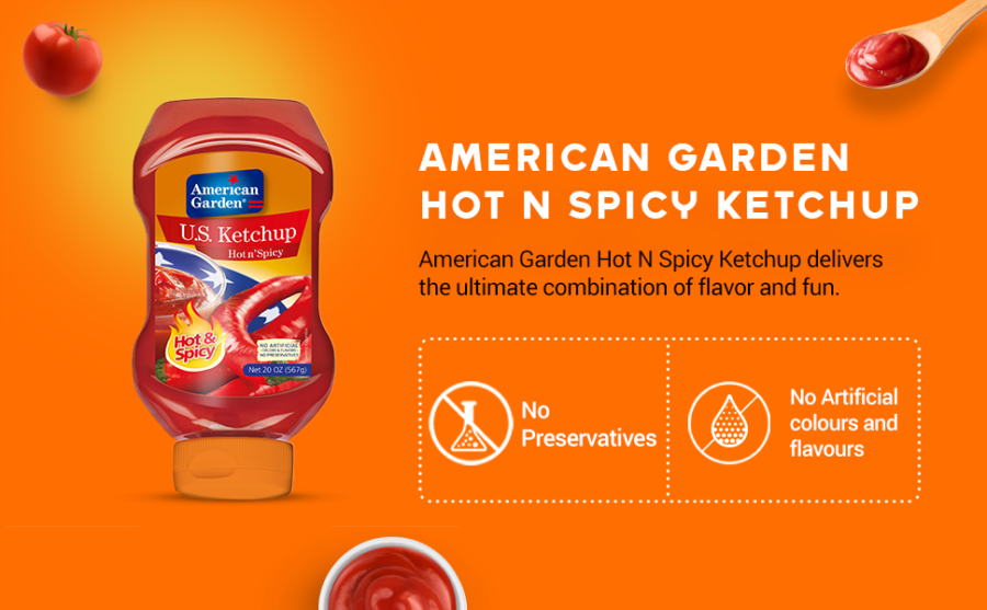 American Garden Ketchup Hot and Spicy - Image 2