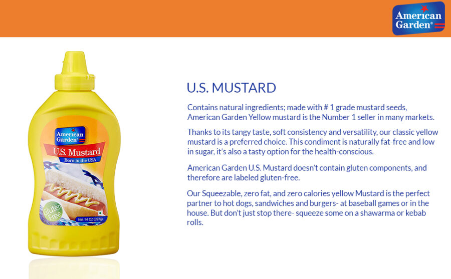 American Garden Mustard Squeeze - Image 2