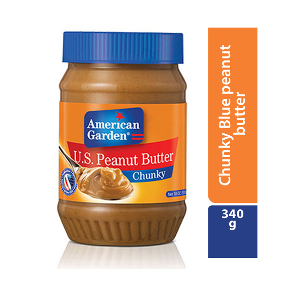 American Garden Chunky Blue peanut butter