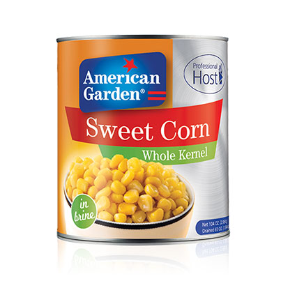 American Garden whole kernel sweet corns