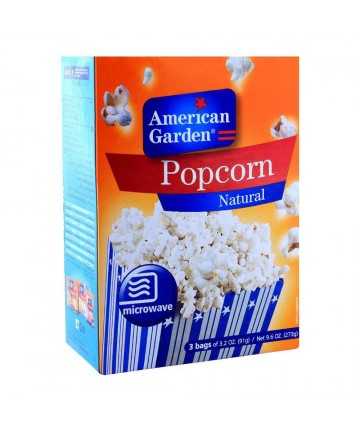 American Garden Natural Microwave Popcorn
