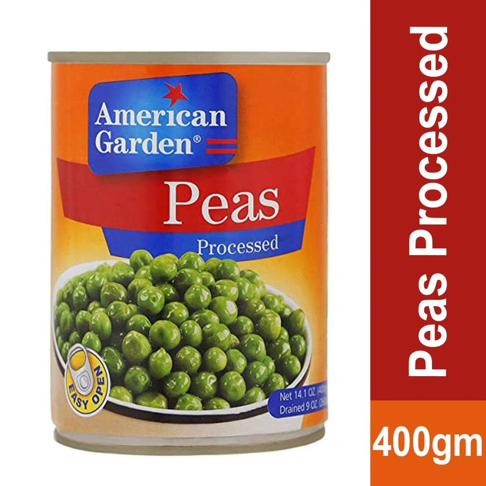American garden processed peas