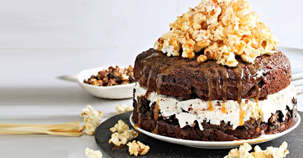 Chocolate chip Popcorn Cake