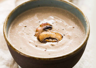 Creamy mushroom soup
