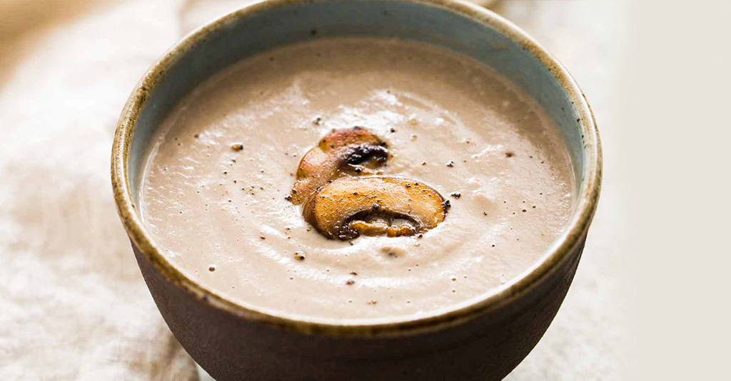 Creamy mushroom soup